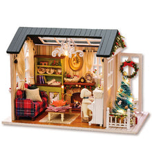 Load image into Gallery viewer, CUTEBEE muñeca casa miniatura DIY muñecas con muebles de casa de madera de juguetes para los niños de vacaciones Z009