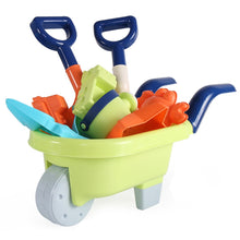 Load image into Gallery viewer, Baby Kids Beach Toy Set Silicone Shovel Tool Kit Children Summer Beach Play Sand Bucket Rake Hourglass Sandbox Set Toys

