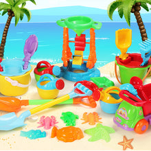 Load image into Gallery viewer, Beach Sand Play Toys set Kids Seaside Bucket Shovel Rake Kit Play Toy digging sand shovel tool gifts Random Color
