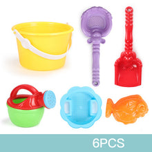 Load image into Gallery viewer, Beach Sand Play Toys set Kids Seaside Bucket Shovel Rake Kit Play Toy digging sand shovel tool gifts Random Color

